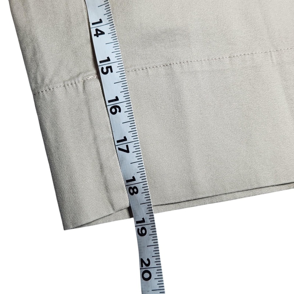 NWT Talbots Woman Petites‎ 16W Classic Fit Stretch Crop Pants Beige - Picture 10 of 12